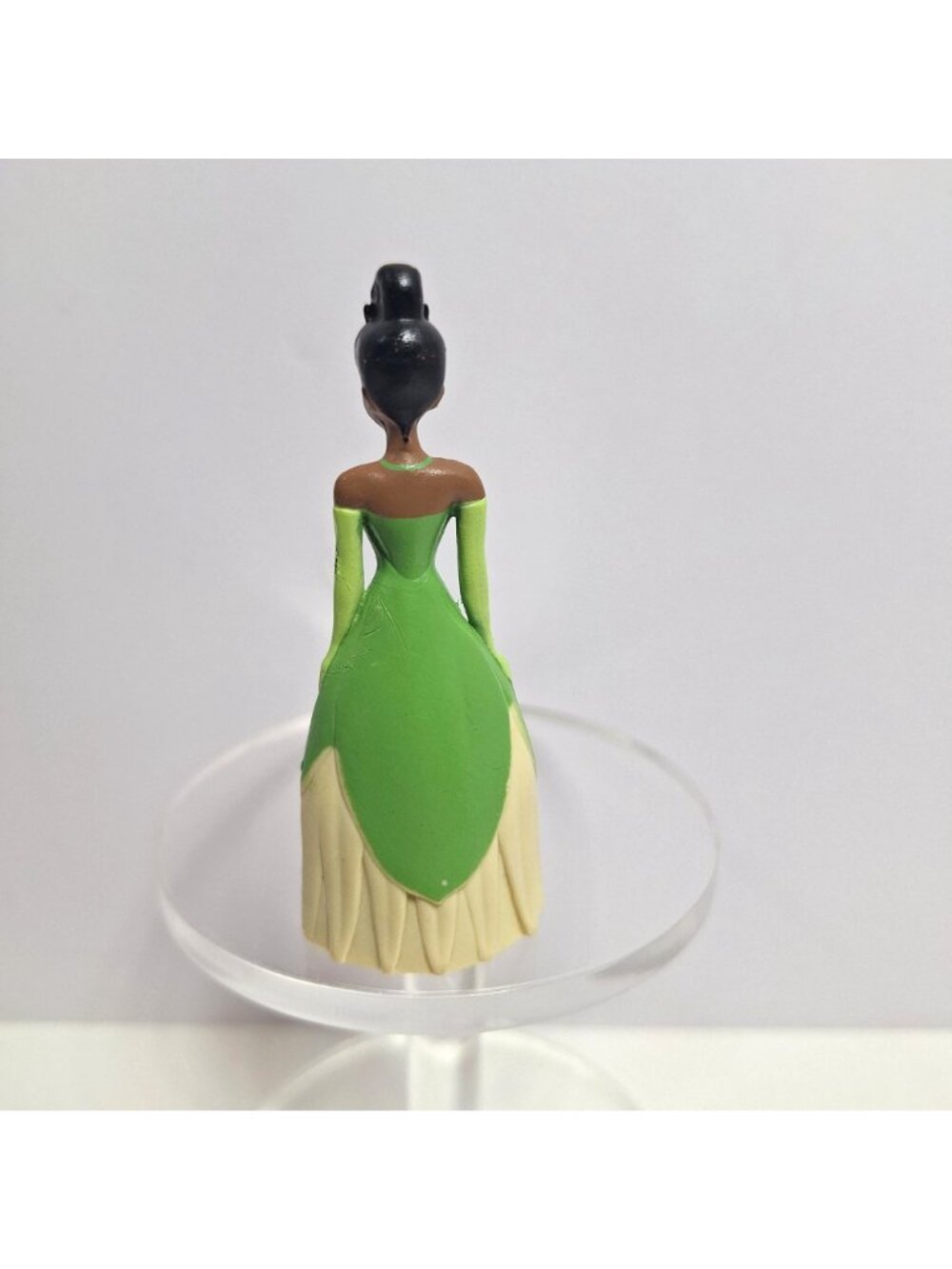 Disney Princess Tiana 2.75" Figure Green Dress Cake Topper Plastic - Picture 3 of 8